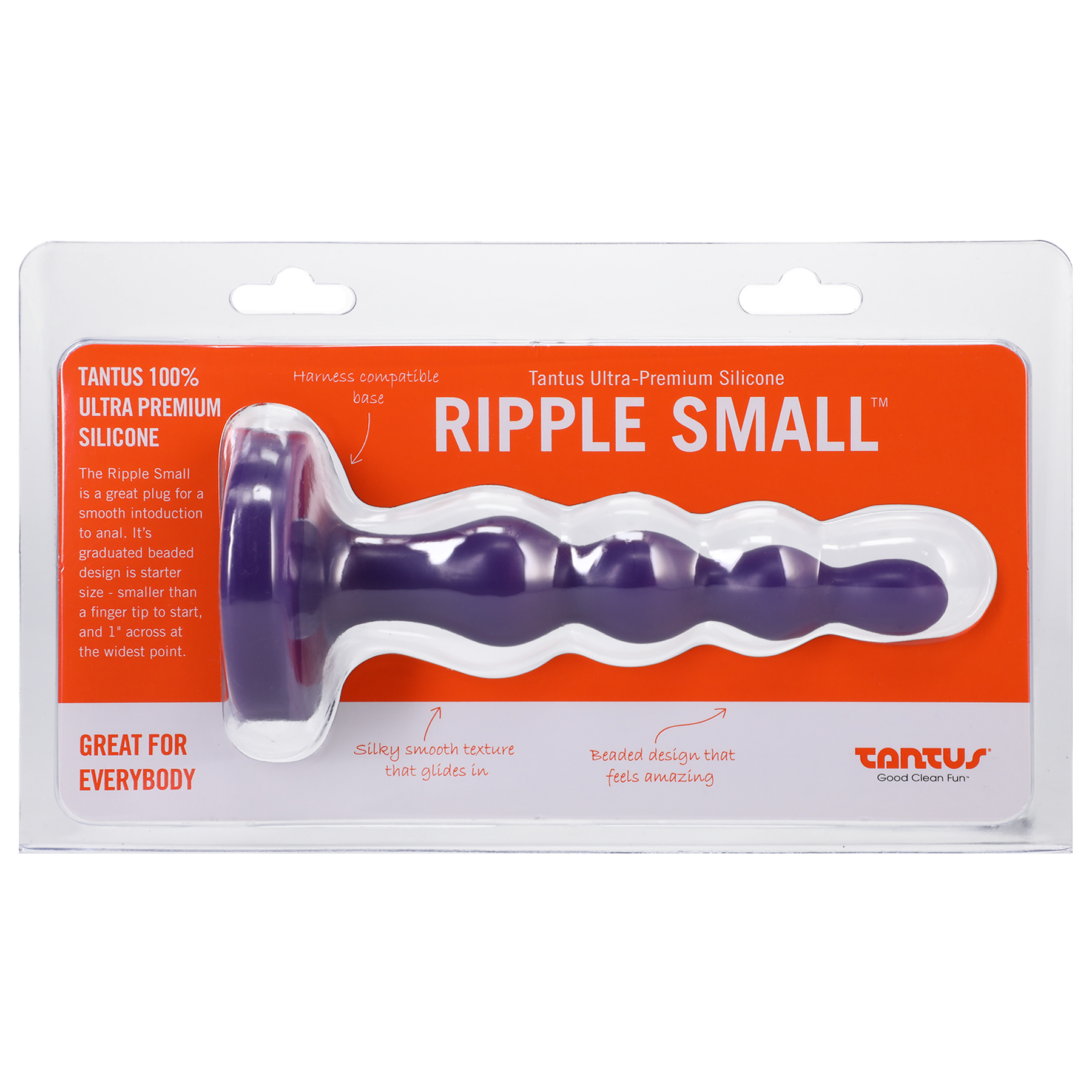 TS0888 - Tantus Ripple Small Amethyst Firm