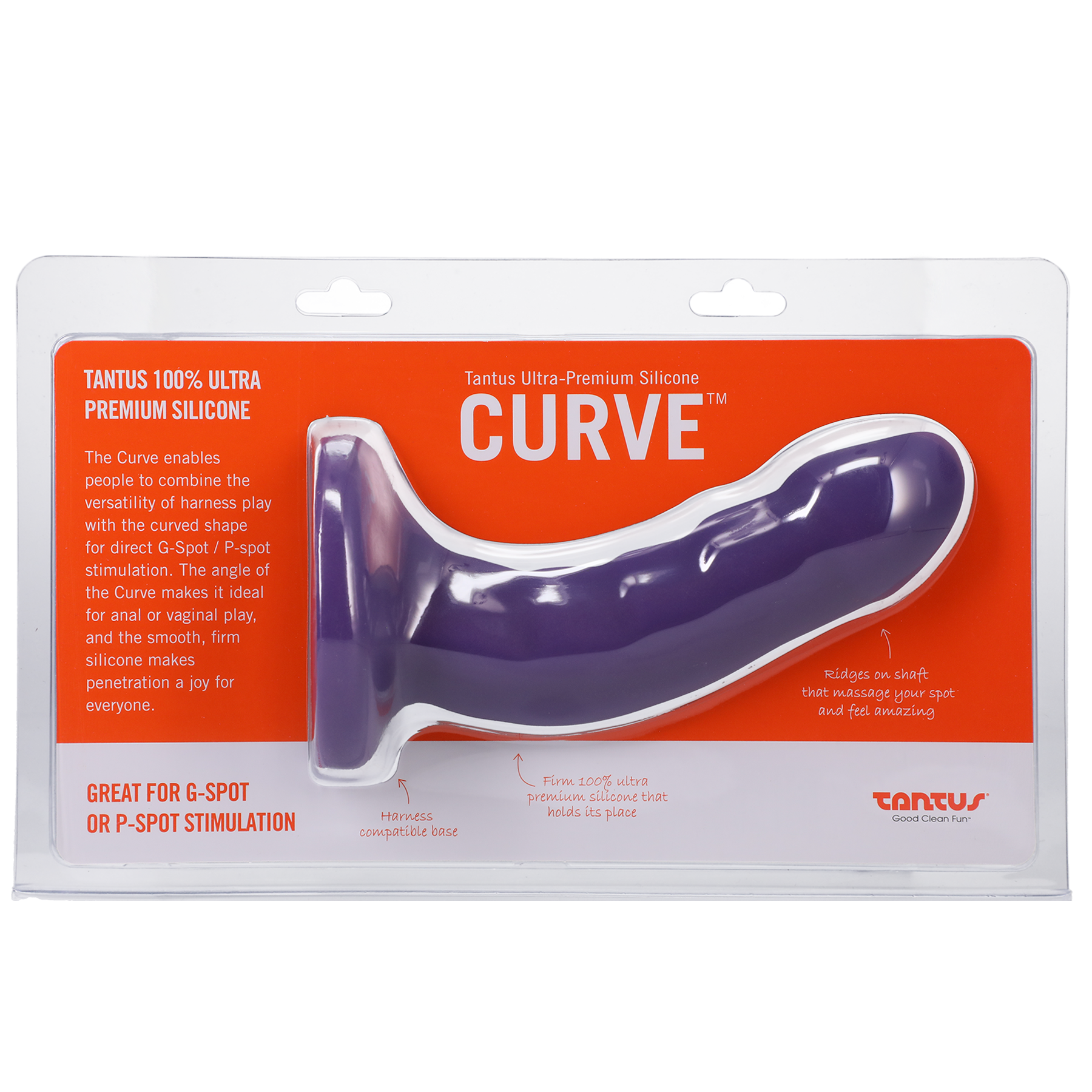 Tantus Curve Amethyst Medium