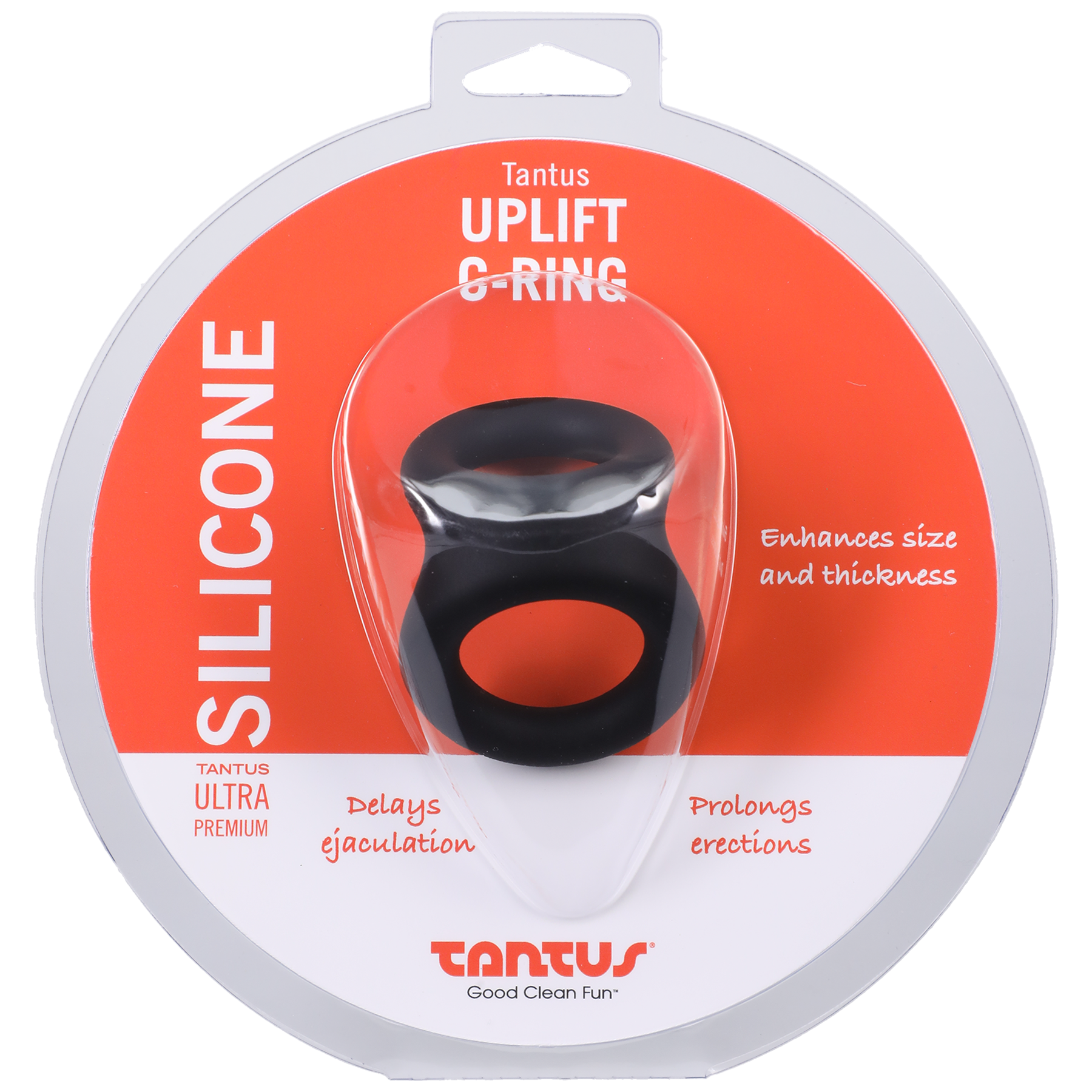 Tantus Uplift - Silicone C-Ring Onyx