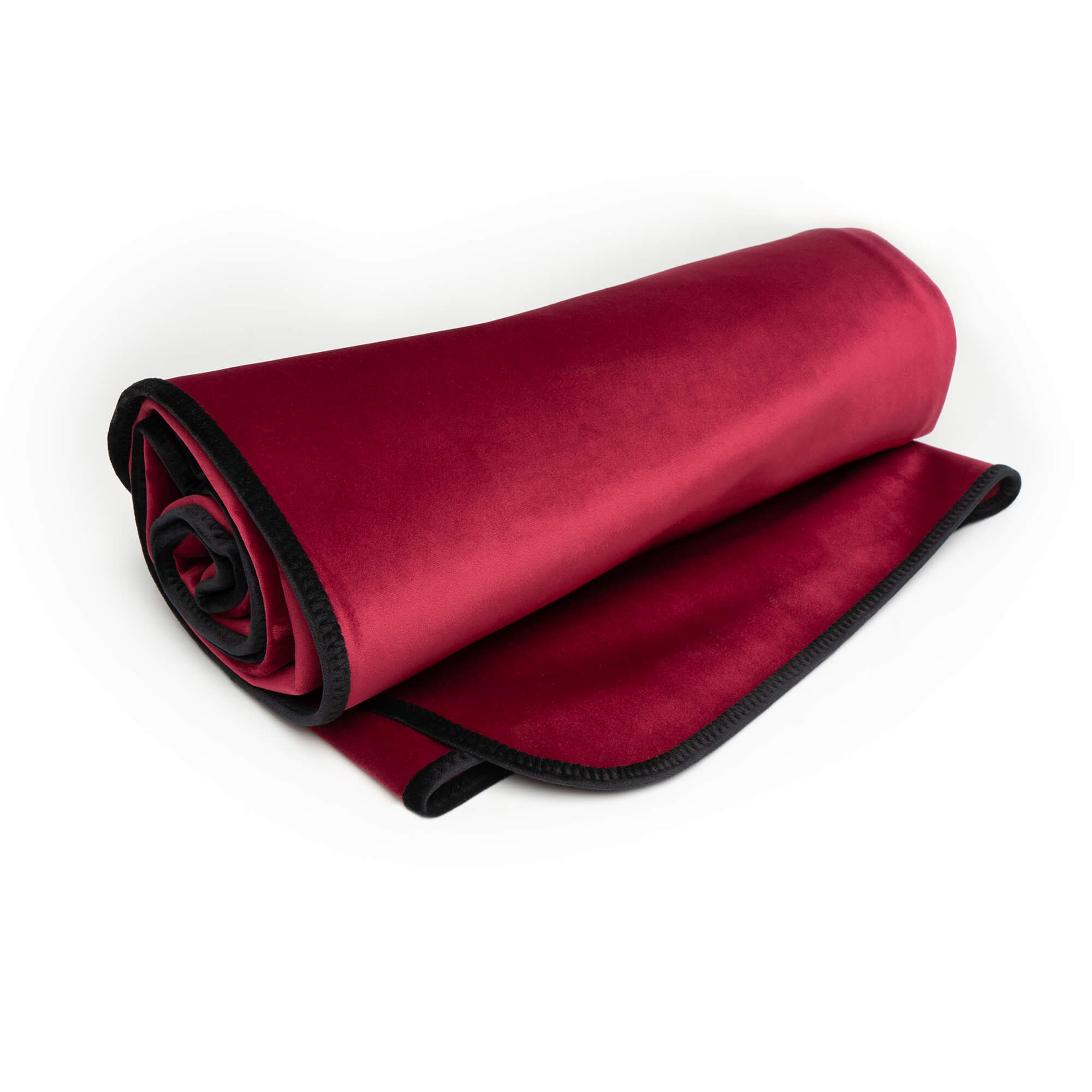 Fascinator Lush Throw  Merlot Mircovelvet - King Size