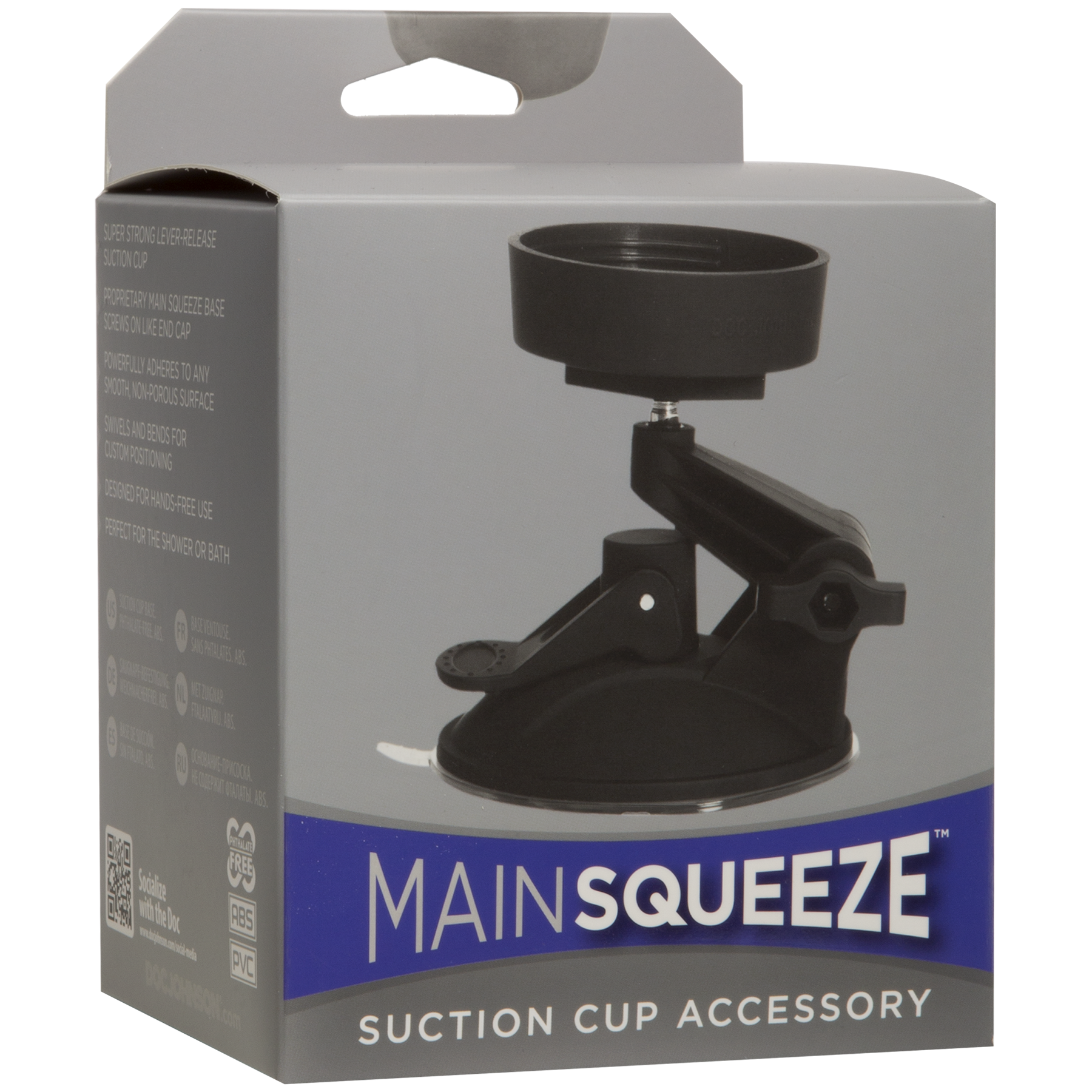 MAIN SQUEEZE — SUCTION CUP ACCES S OR — BLACK