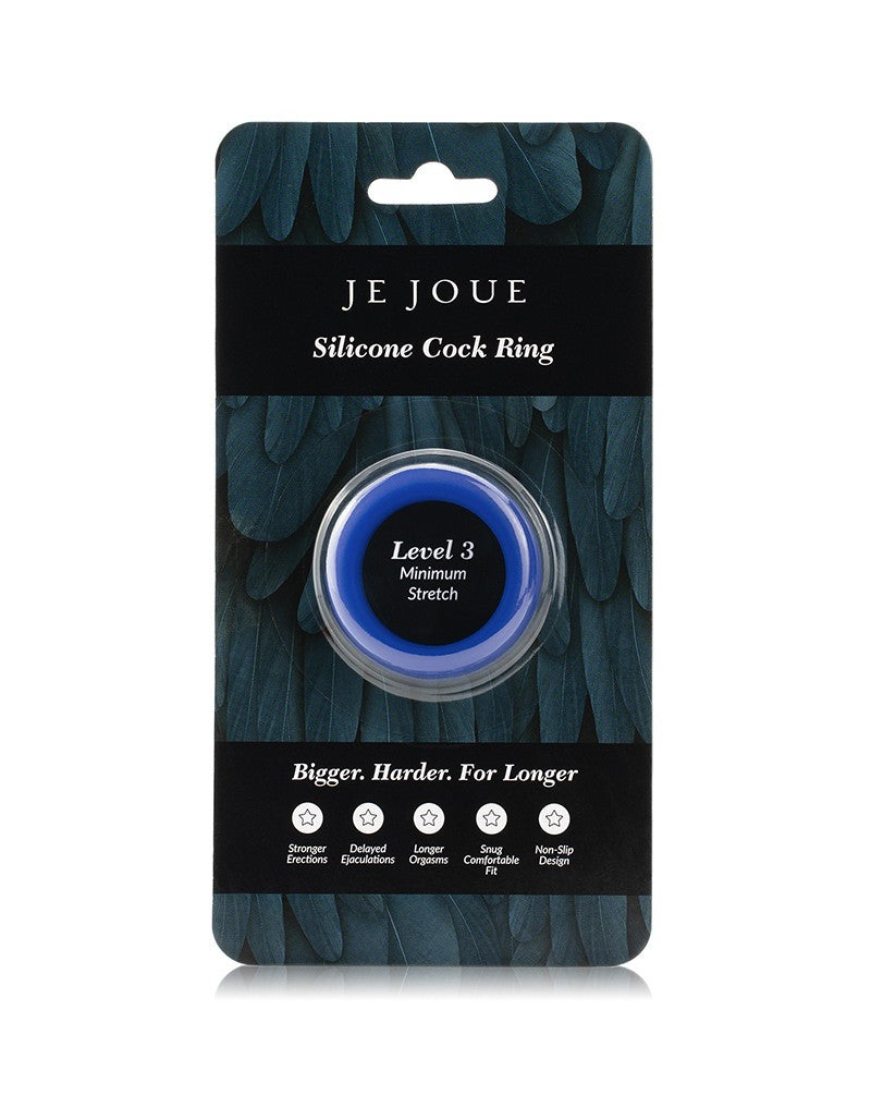 Je Joue - Blue Silicone C-Ring - Minimum Stretch