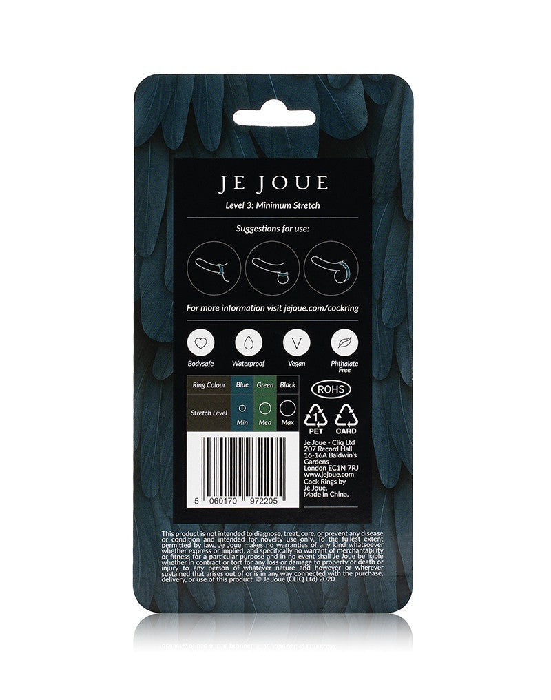 Je Joue - Blue Silicone C-Ring - Minimum Stretch