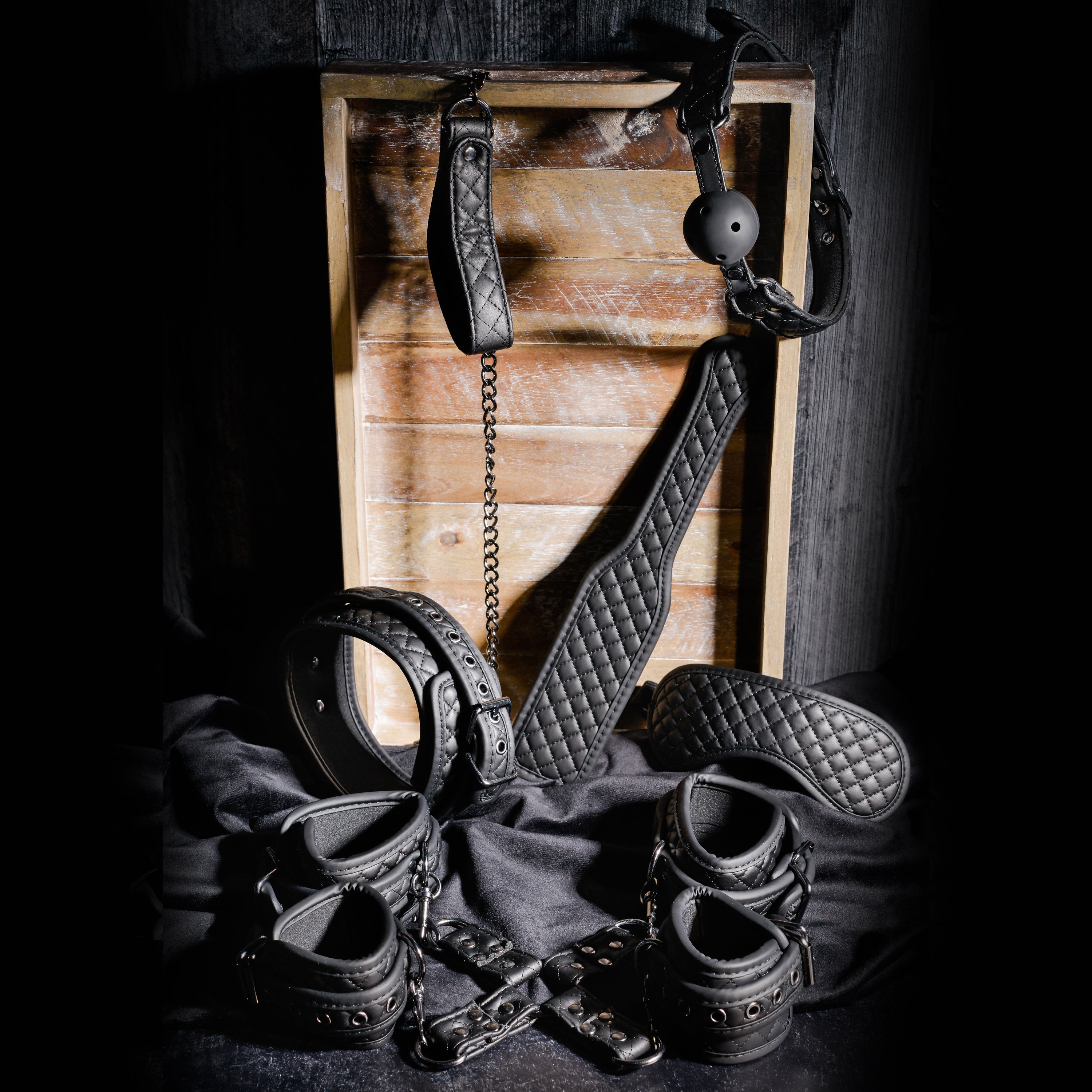 Adam & Eve EVE'S FETISH DREAMS ADVANCED BONDAGE SET BLACK