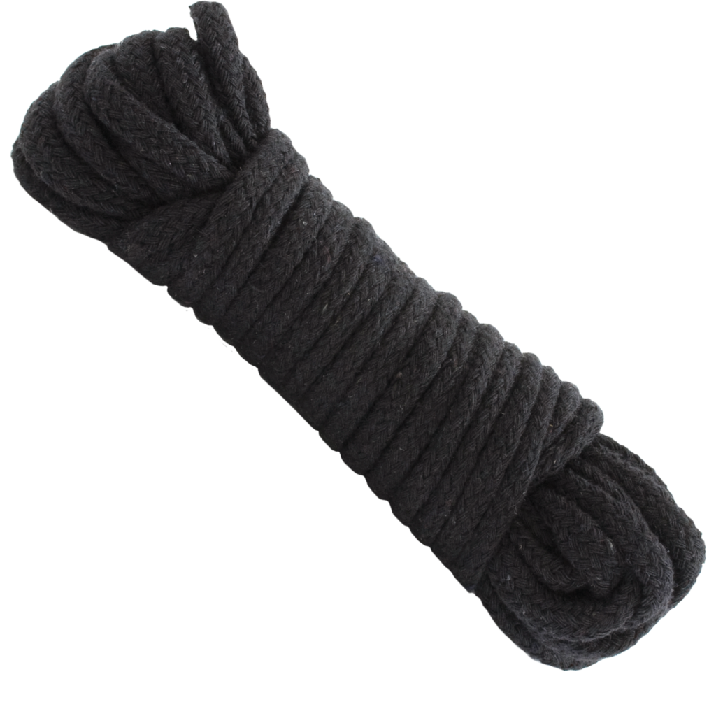 Doc Johnson Japanese Style Bondage Rope - Black