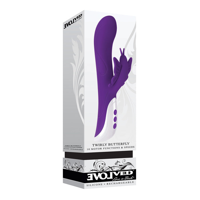 Evolved Novelties Twirly Butterfly Rabbit Vibrator