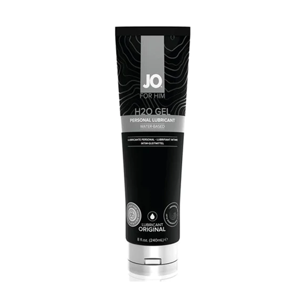 Jo For Him H2O Gel Original Water-Based Personal Lubricant Lube 8 fl. oz. / 240 ml