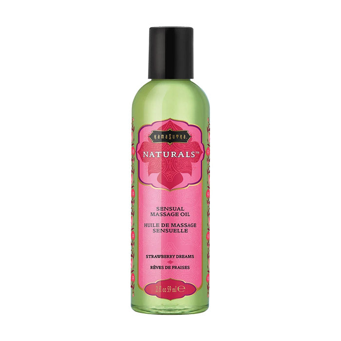 Kama Sutra Natural Strawberry Dreams Massage Oil - 2oz