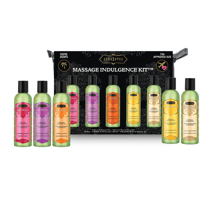 Kama Sutra Natural Massage Indulgence Kit - 2oz