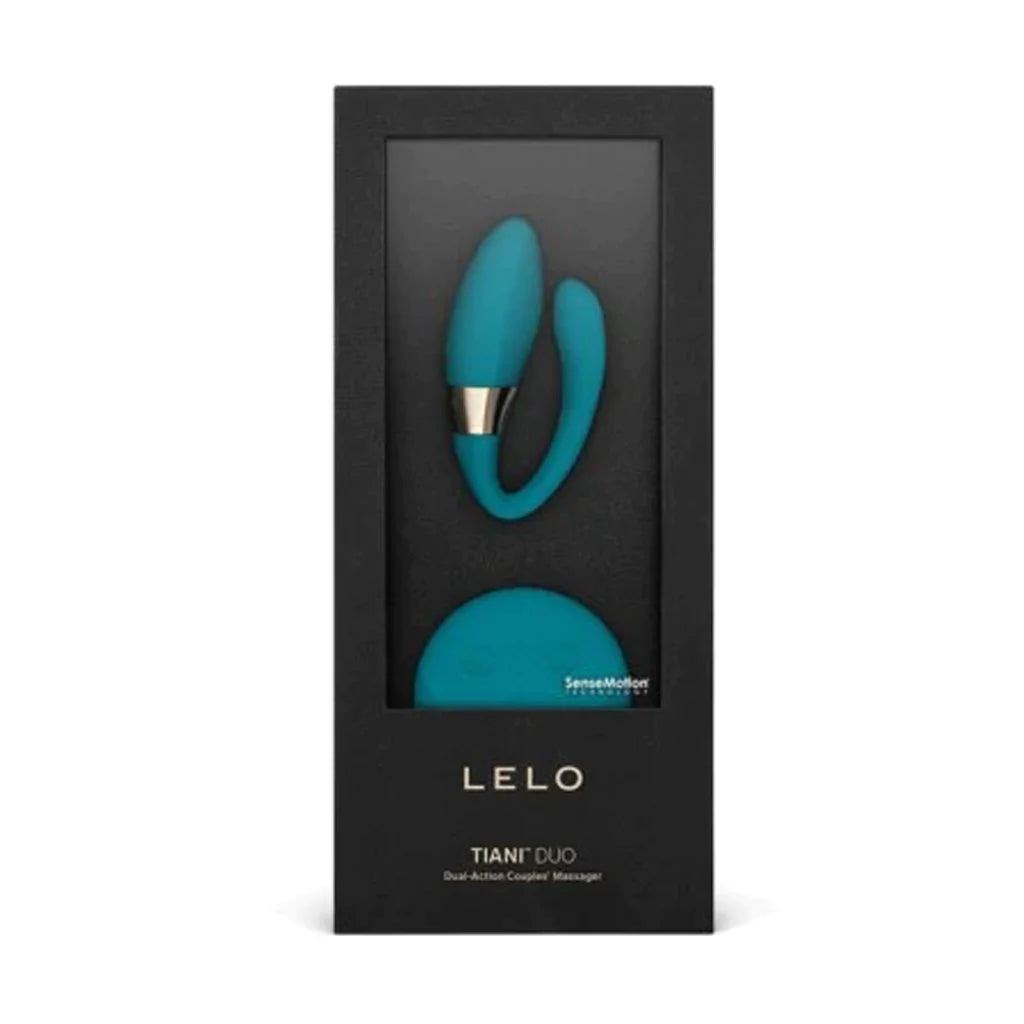 LELO TIANI DUO Vibrating Couples Massager, Ocean Blue