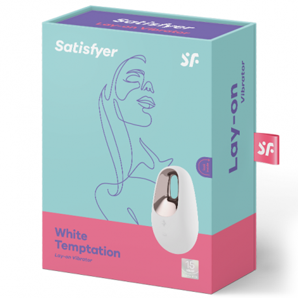 Satisfyer White Temptation - White, Brass