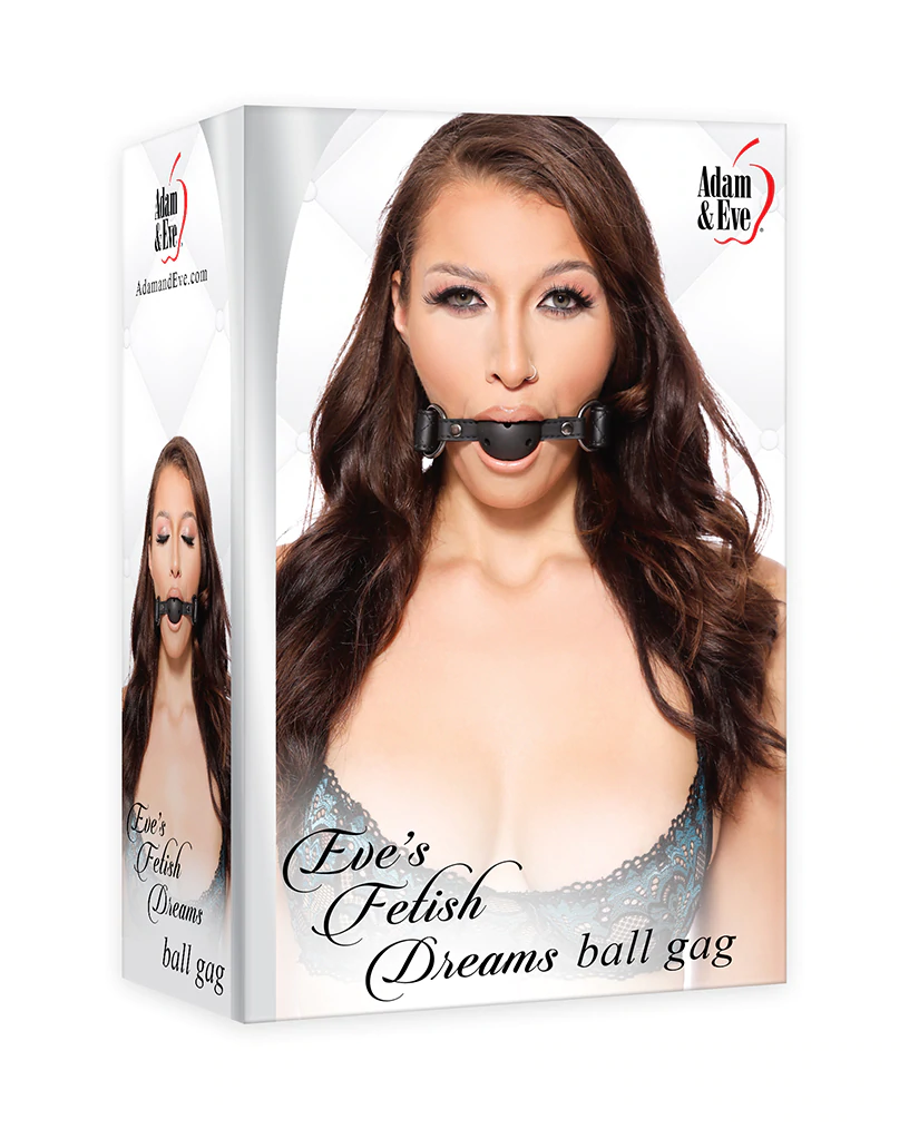 Adam & Eve EVE'S FETISH DREAMS BALL GAG BLACK