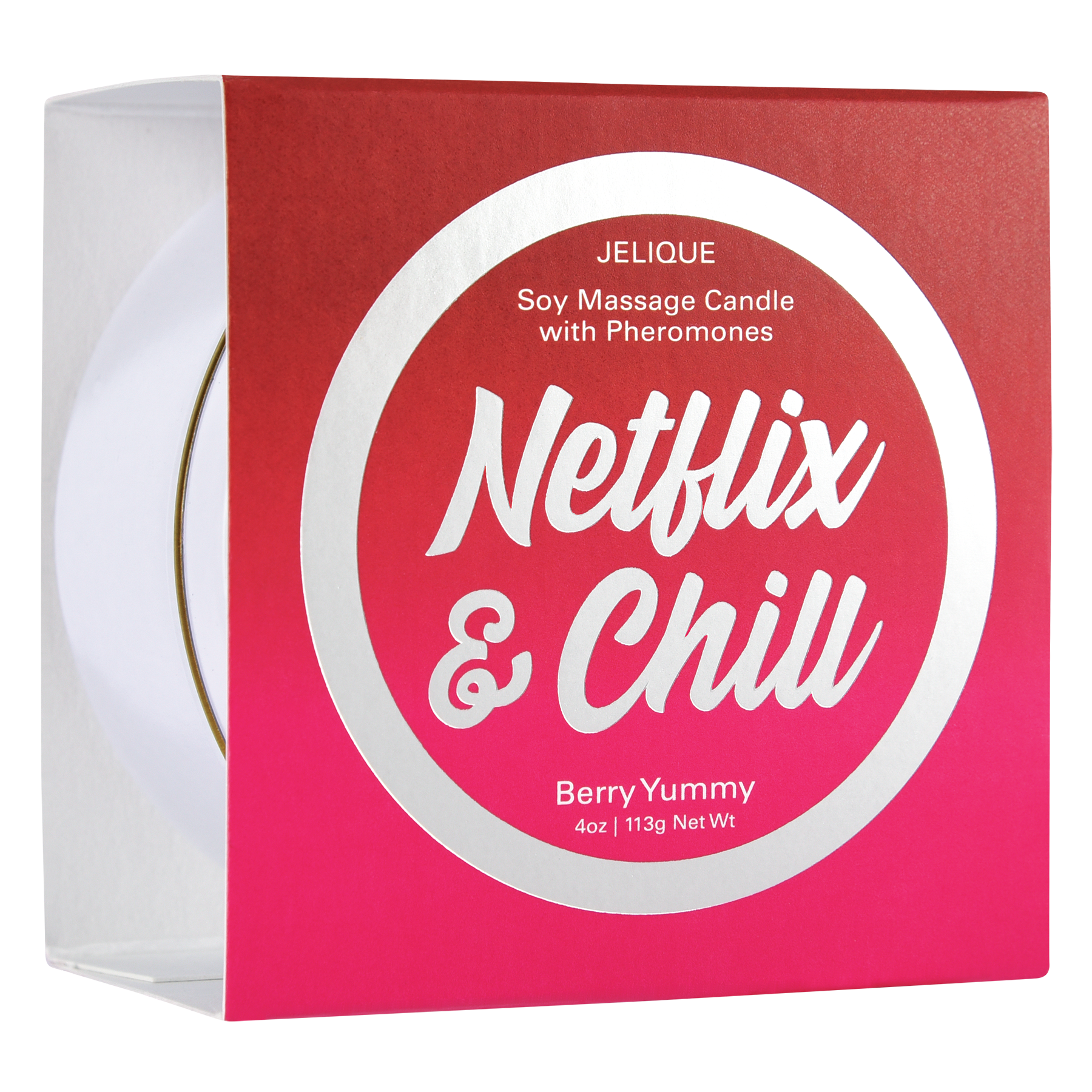 SOY MASSAGE CANDLE NETFLIX & CHILL BERRY YUMMY 4 FL OZ