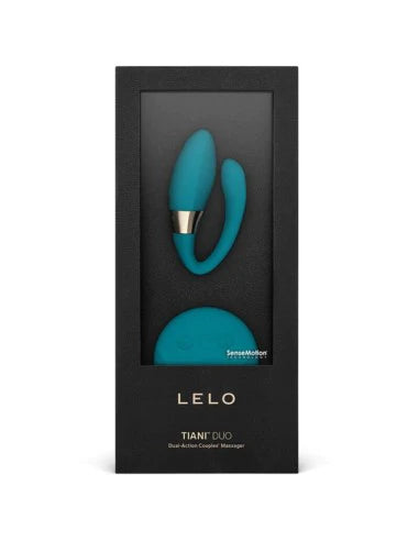 LELO TIANI DUO Vibrating Couples Massager, Ocean Blue