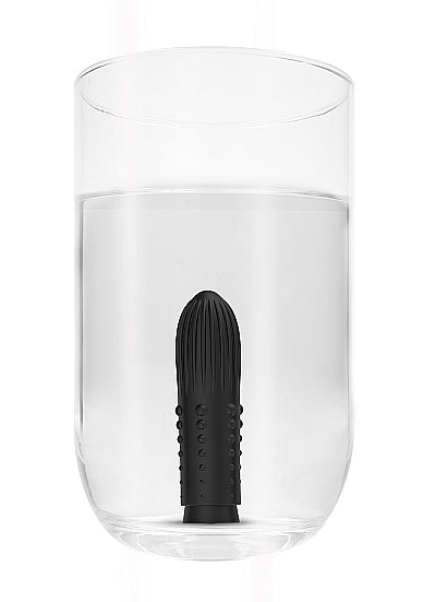 Shots Toys Elegance Lush Turbo Rechargeable Bullet Vibrator Black