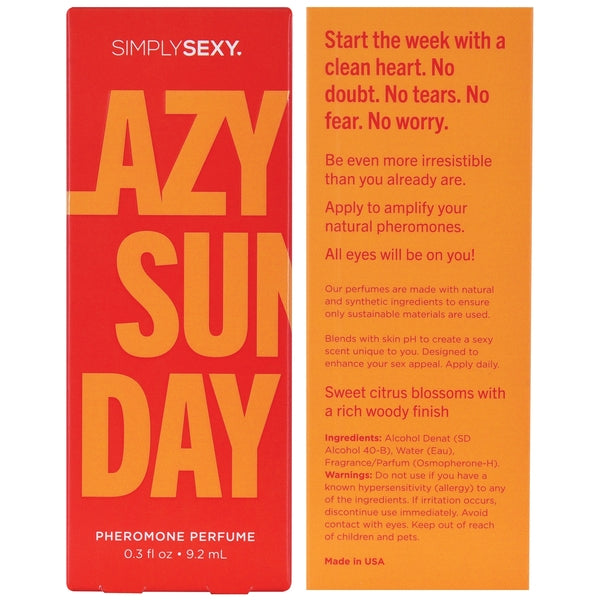 LAZY SUNDAY Pheromone Infused Perfume - Lazy Sunday 0.3oz | 9.2mL